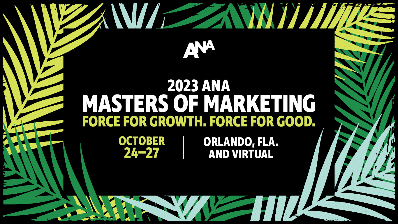 2023 ANA Masters of Marketing Mediaocean