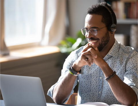 Man on laptop